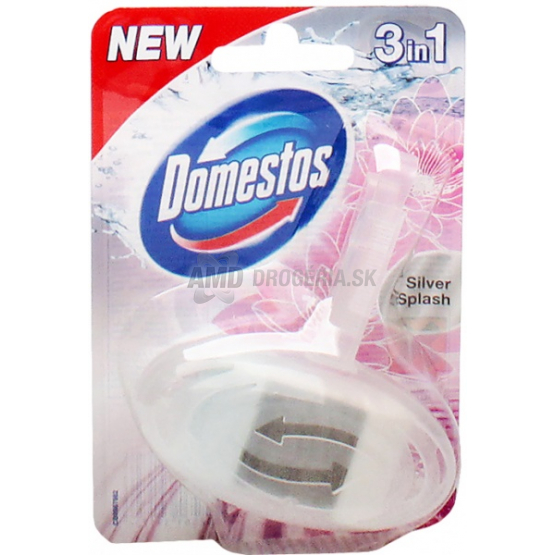 DOMESTOS WC KOŠÍK SILVER SPLASH 40 G