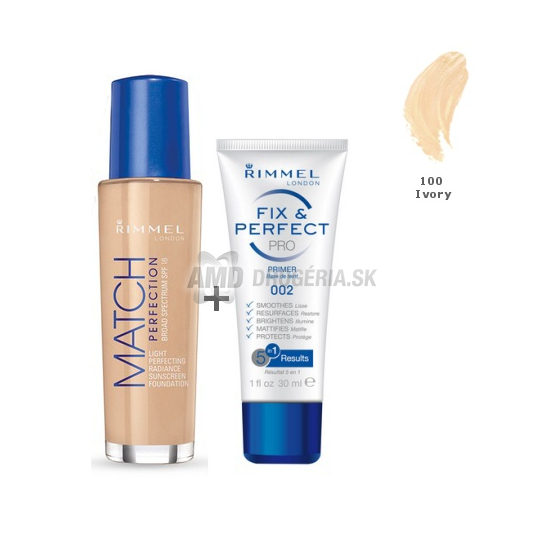 RIMEL MAKE-UP SKIN MATCH + PODKLADOVÁ BÁZA