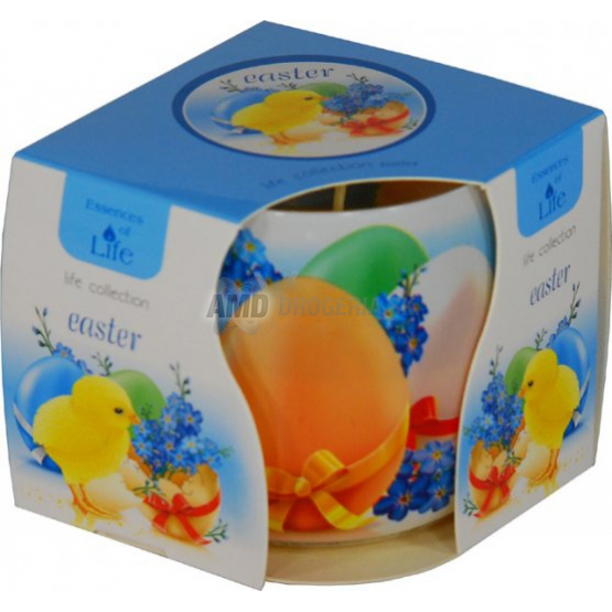 SVIEČKA SKLO VEĽKONOČNÁ 1 KS