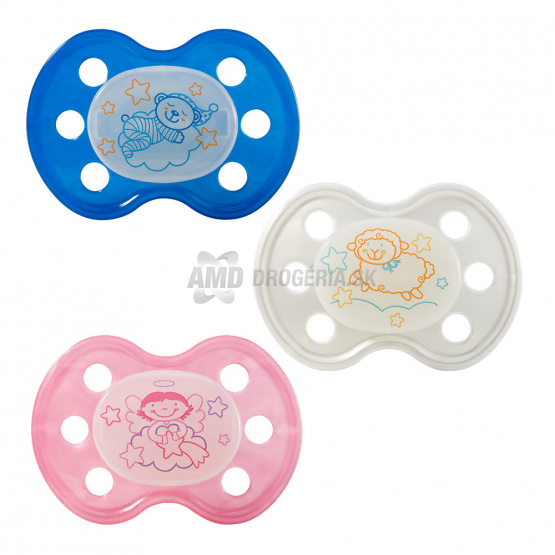 BABY NOVA CUMEĽ SILIKÓNOVÝ ANATOMICKÝ NOČNÝ 0-6 MESIACOV 1KS