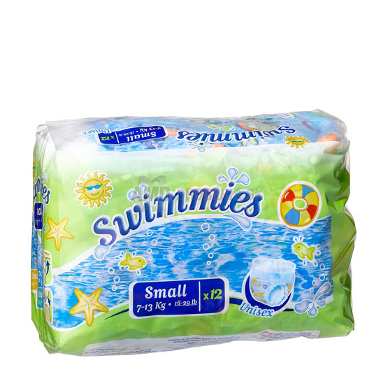 SWIMMIES KÚPACIE PLIENKY 7-13 KG 12 KS