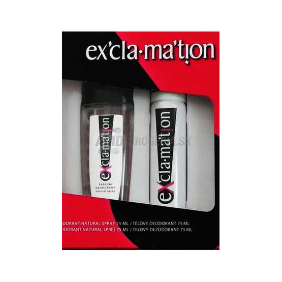 EXCLAMATION SPRAY 75 ML + DEODORANT 75 ML