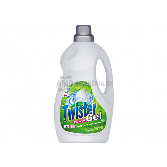 TWISTER PRACÍ PROSTRIEDOK GÉL SENSITIVE 1,5 L