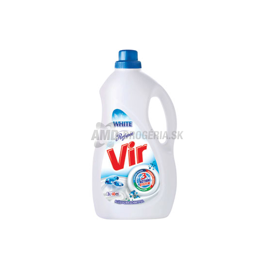 VIR TEKUTÝ PRACÍ PROSTRIEDOK NA PRANIE WHITE 40PD