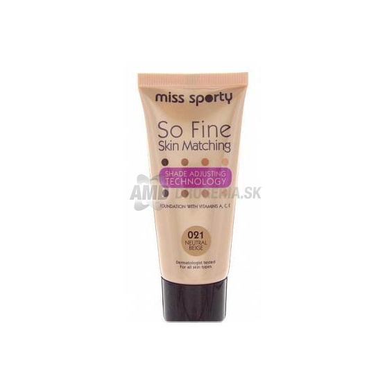 MISS SPORTY MAKE-UP SO FINE 021 30 ML
