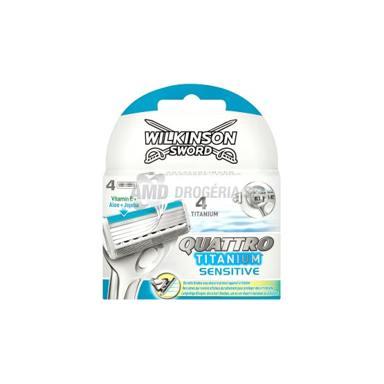 WILKINSON QUATTRO TITAN SENSITIVE NÁHRADNÉ HLAVICE 4 KS