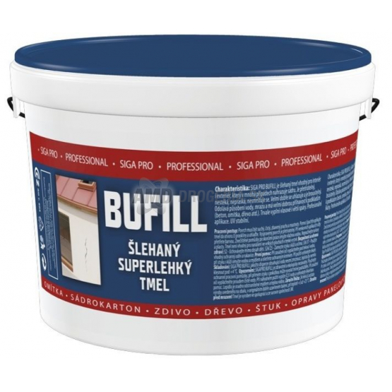 Siga Pro Bufill šľahaný ľahký tmel biely, 500 ml