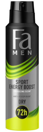 FA DEODORANT MEN DOUBLE POWER 150 ML