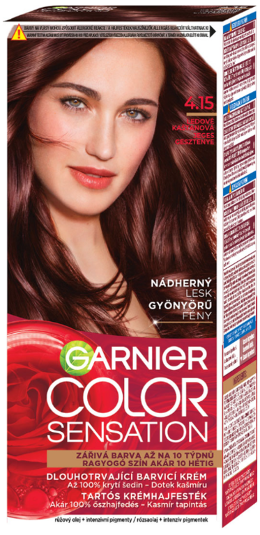 GARNIER COLOR SENSATION 4.15 ĽADOVO GAŠTANOVÁ