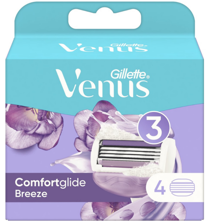 GILLETTE VENUS BREEZE HLAVICE 4 KS