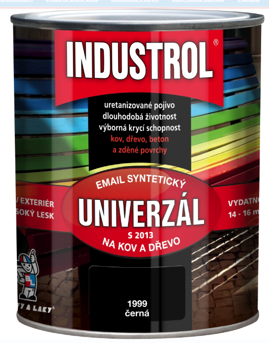 INDUSTROL 1999 ČIERNY 0,6 L