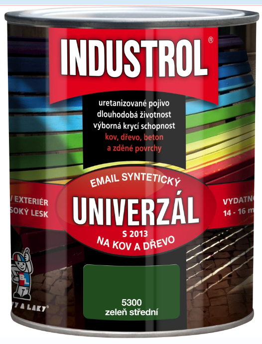 INDUSTROL 5300 STREDNE ZELENÁ 0,6L