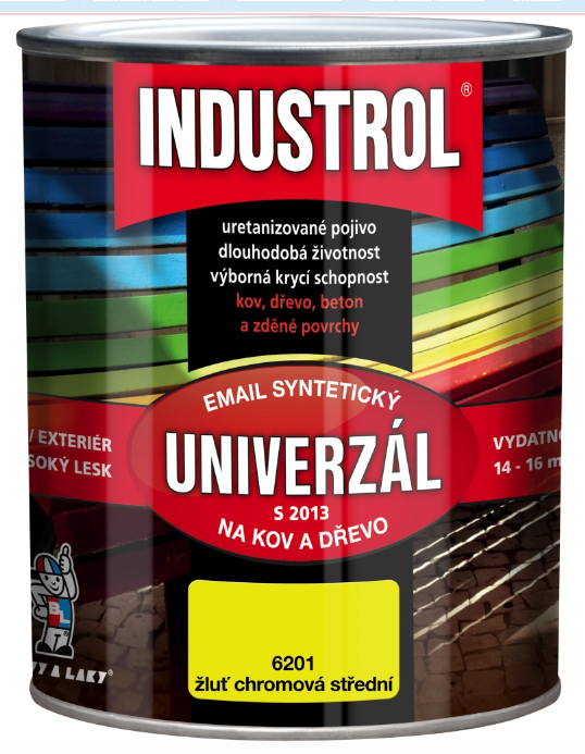 INDUSTROL 6201 ŽLTÁ STREDNÁ 0.75 L
