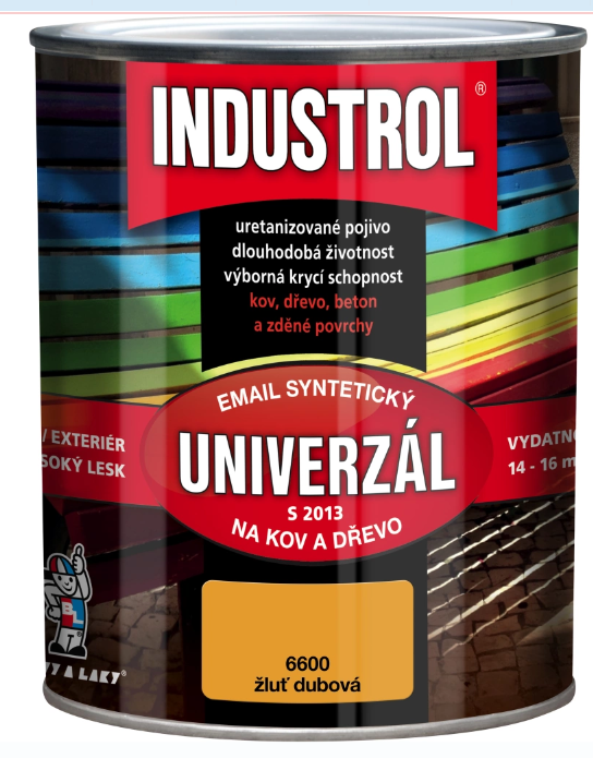 INDUSTROL 6600 ŽLTÁ DUBOVÁ 0,75 L