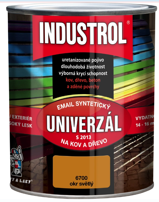 INDUSTROL 6700 OKER SVETLÝ 0.75 L