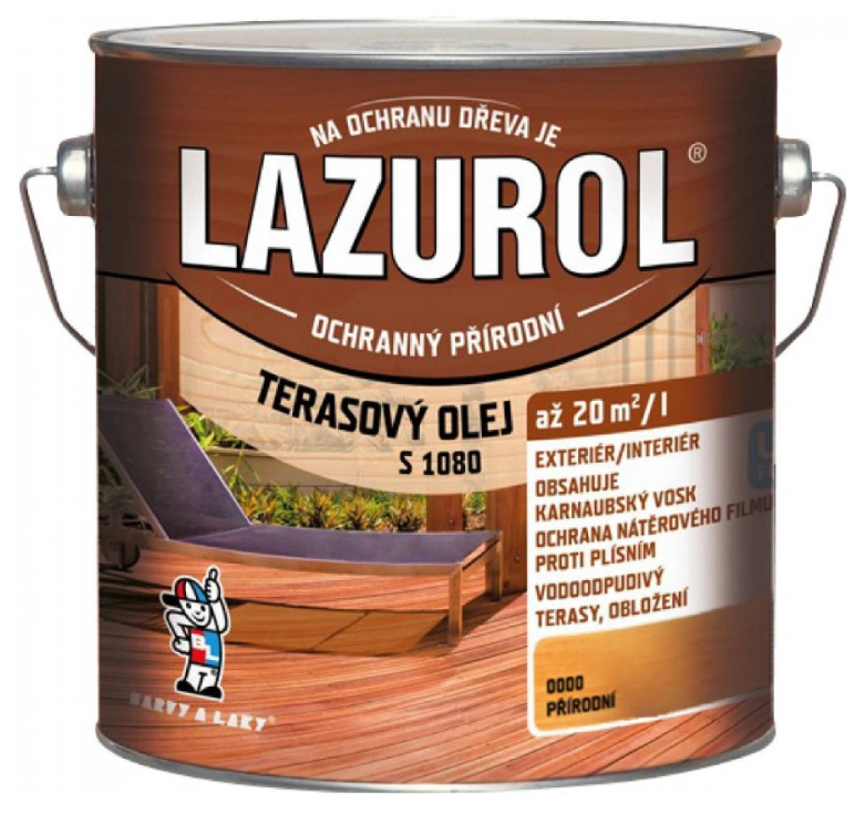 LAZUROL TERASOVÝ OLEJ PRRODNÝ 2,5L