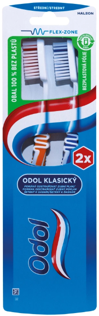 ODOL ZUBNÁ KEFKA KLASICKÁ STANDARD MEDIUM DUO