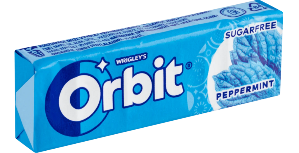 ORBIT ŽUVAČKY PEPERMINT 14 GR