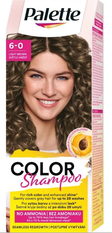 PALETTE COLOR SHAMPOO 6-0 SVETLOHNEDÝ