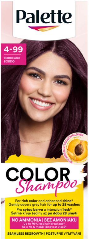 PALETTE COLOR SHAMPOO 4-99 BORDÓ