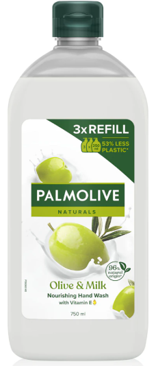 PALMOLIVE TEKUTÉ MYDLO OLIVE MILK NÁHRADNÁ NÁPLŇ 750 ML