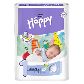BELLA HAPPY NEWBORN PLIENKY 2-5 KG 42 KS