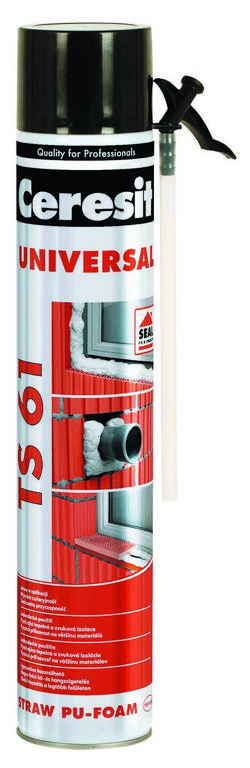 CERESIT UNIVERSAL PUR PENA MONTÁŽNA UNIVERSAL 750 ML