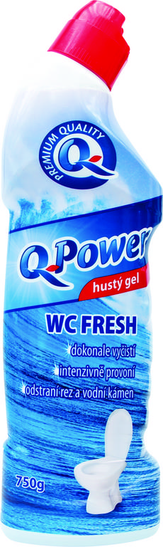 Q-POWER WC ČISTIČ 750 ML FRESH
