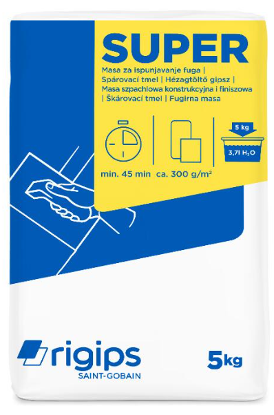 RIGIPS - ŠPÁROVACÍ TMEL SUPER 5KG