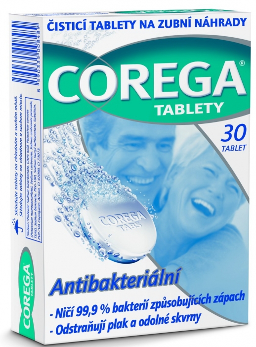 COREGA TABLETY ANTIBAKTERIÁLNE 30 KS
