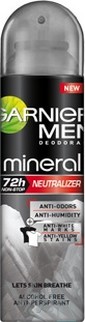 GARNIER DEODORANT MINERAL NEUTRALIZER 150 ML