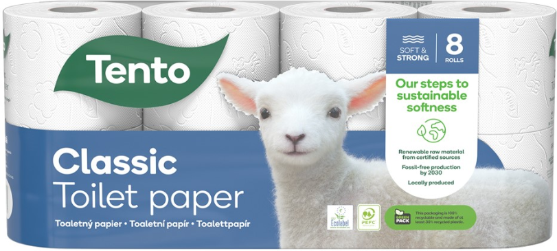 TENTO TOALETNÝ PAPIER CLASSIC 8 KS