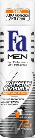 FA DEODORANT MEN XTREME INVISIBLE 150 ML