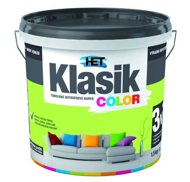 KLASIK COLOR SVETLO ZELENÝ 1.5KG 0597