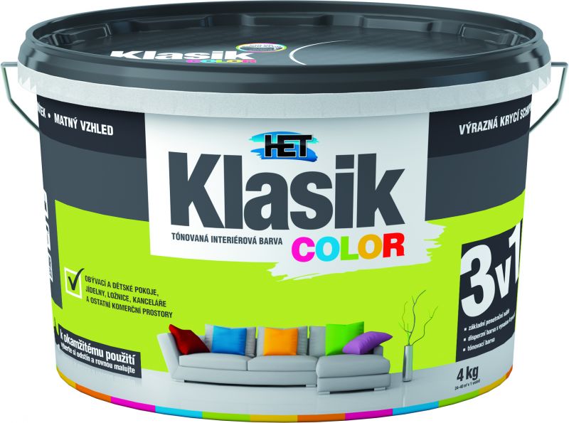 KLASIK COLOR SVETLO ZELENÝ 4KG 0597
