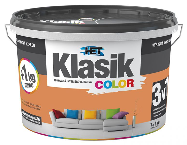 KLASIK COLOR PASTELOVÁ ORANŽOVÁ 7+ 1 KG