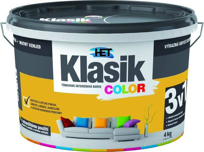 KLASIK COLOR ŽLTÝ 4KG 0628