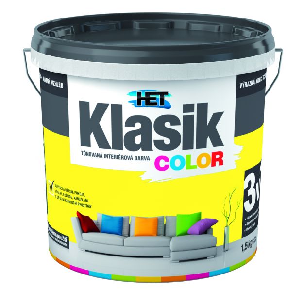 KLASIK COLOR ŽLTÝ SÝTY 1.5KG 0618