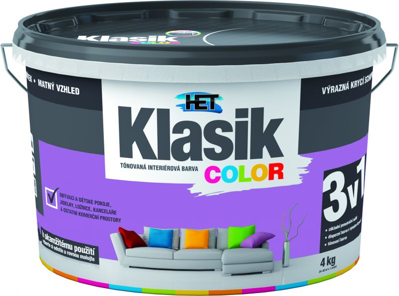 KLASIK COLOR FIALOVÝ 4KG