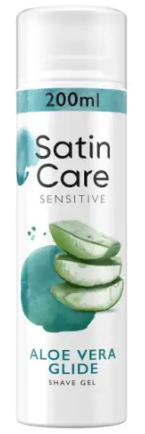GILLETTE GÉL NA HOLENIE SATIN CARE BAMBUCKE MASLO 200ML