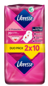 LIBRESSE INVISIBLE DUO NORMAL 20 KS