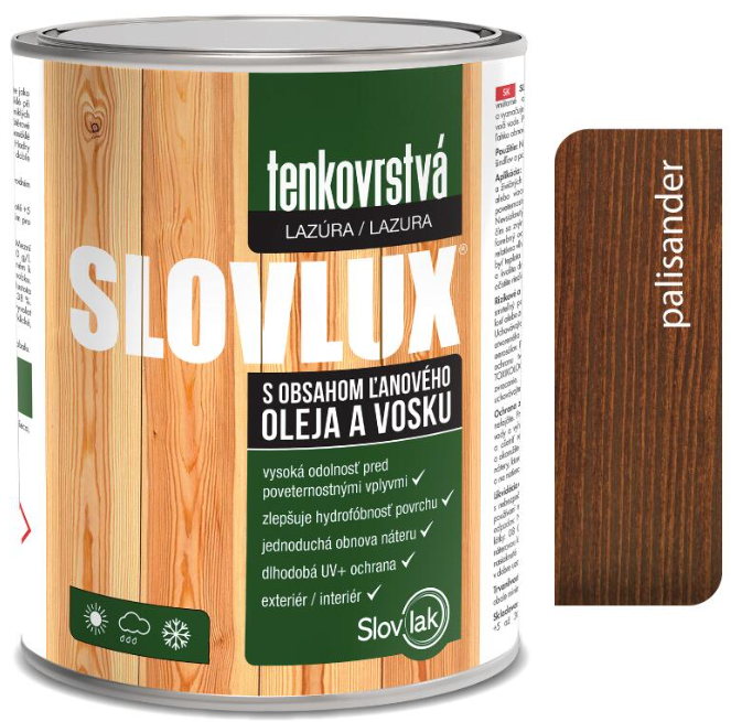 SLOVLUX B TENKOVRSTVÁ LAZÚRA 0022 PALISANDER 2.5L