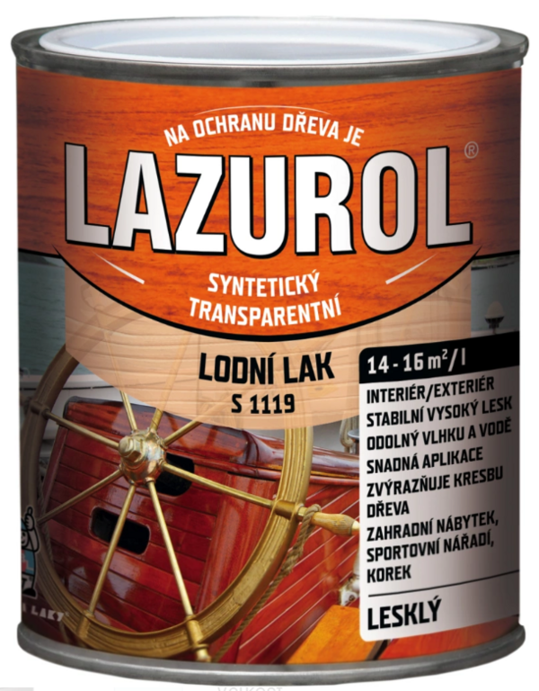 LODNÝ LAK LAZUROL LESKLÝ S1119  0.75 L
