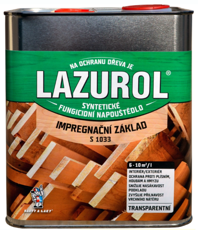 Lazurol Impregnačný základ S1033, 2,5 l
