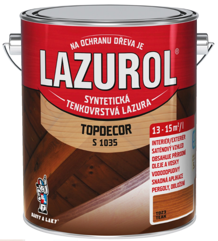 LAZUROL TOPDECOR TEAK 2,5L T023