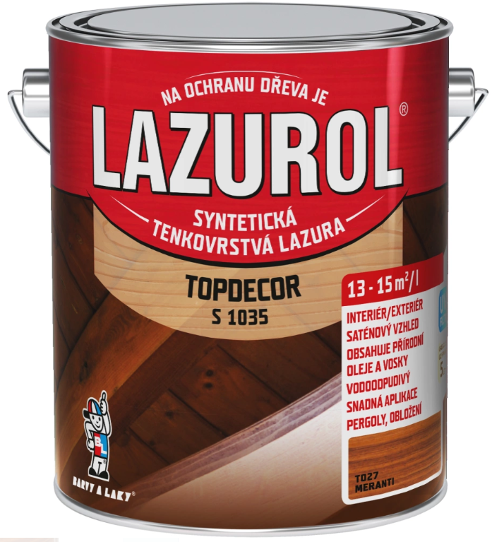 LAZUROL TOPDECOR MERANTI 2,5L T027