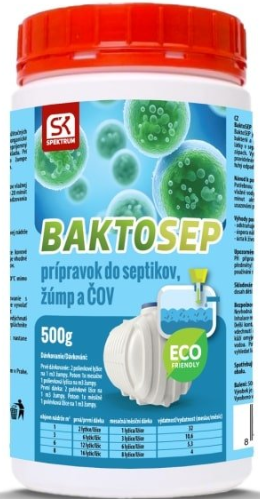 BACTISEP PRÍPRAVOK DO SEPTIKOV, ŽÚMP A ČOV 500 G
