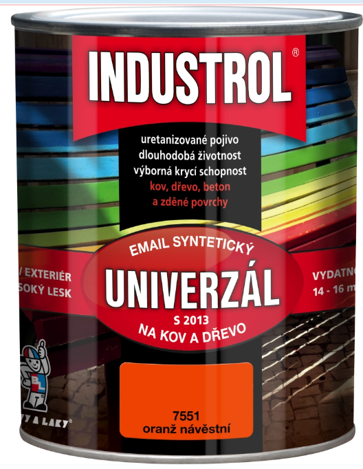 INDUSTROL 7551 ORANŽOVÁ NAVESTNÁ 0,75L
