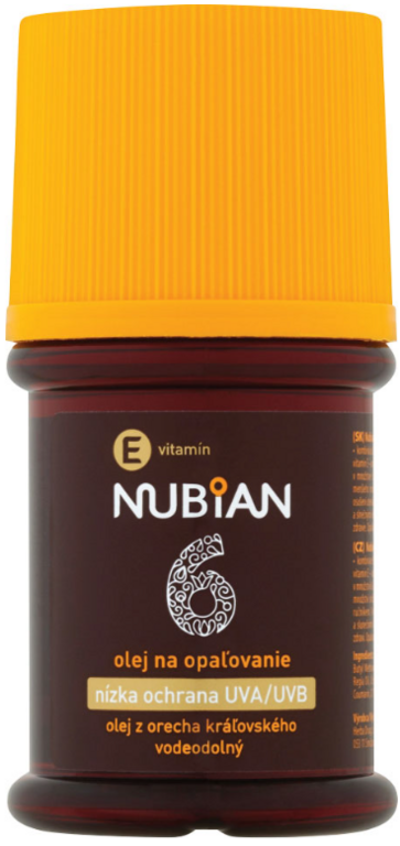 NUBIAN OLEJ NA OPAĽOVANIE OF6 60 ML