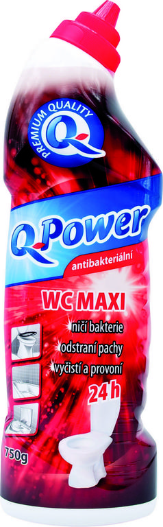 Q-POWER WC MAXI ANTIBACTERIAL 750 ML